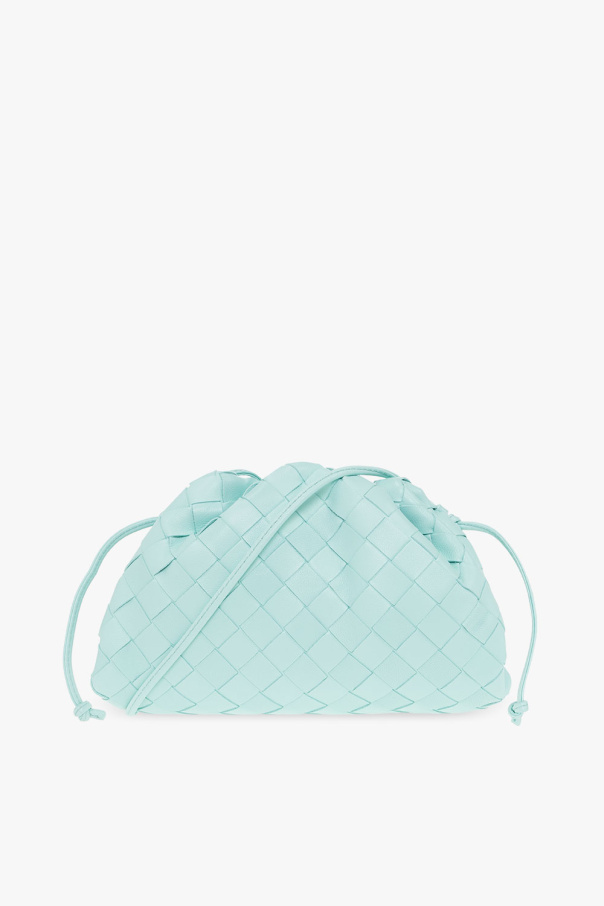 Light blue Pouch Mini shoulder bag Bottega Veneta VbjdevelopmentsShops Spain Bottega Veneta twisted collar semi sheer dress